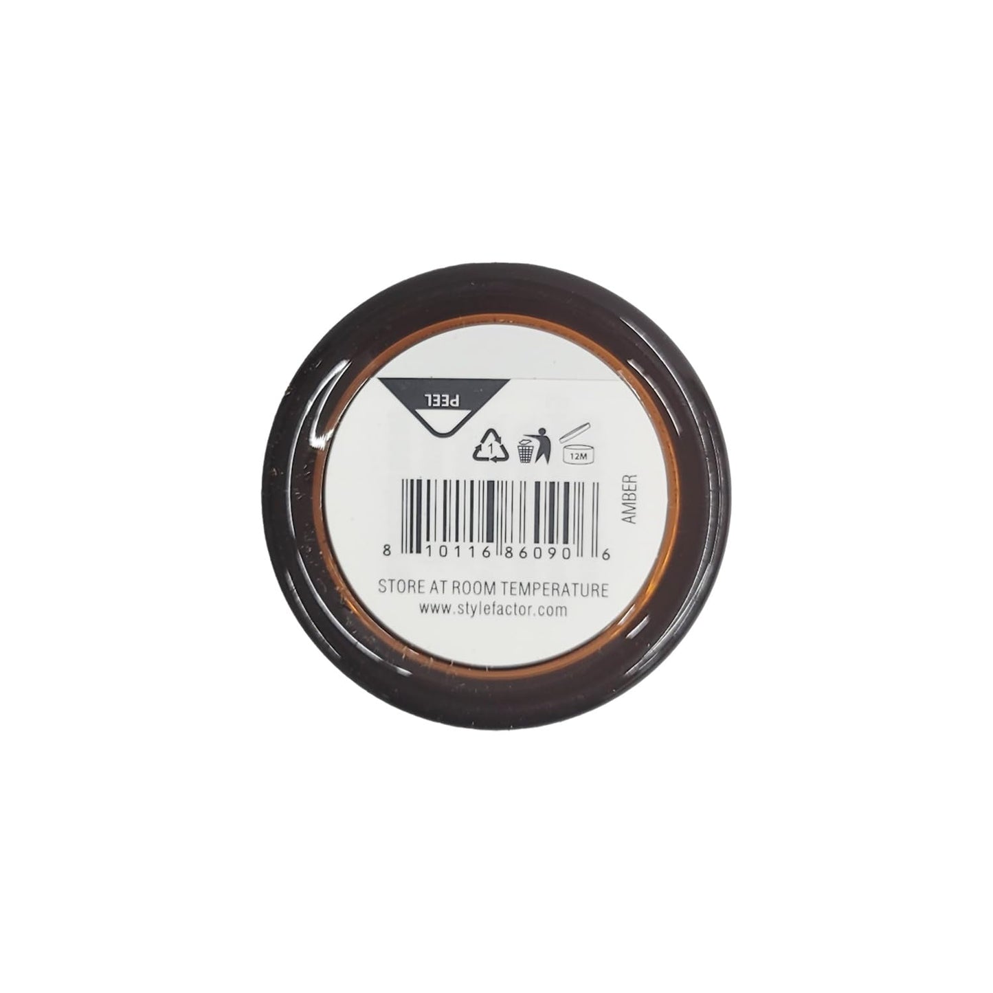 Style Factor Edge Booster Extra Strength and Moisture Rich Pomade 0.85oz Mini Travel Size (0.85oz, Pack of 1, Amber)