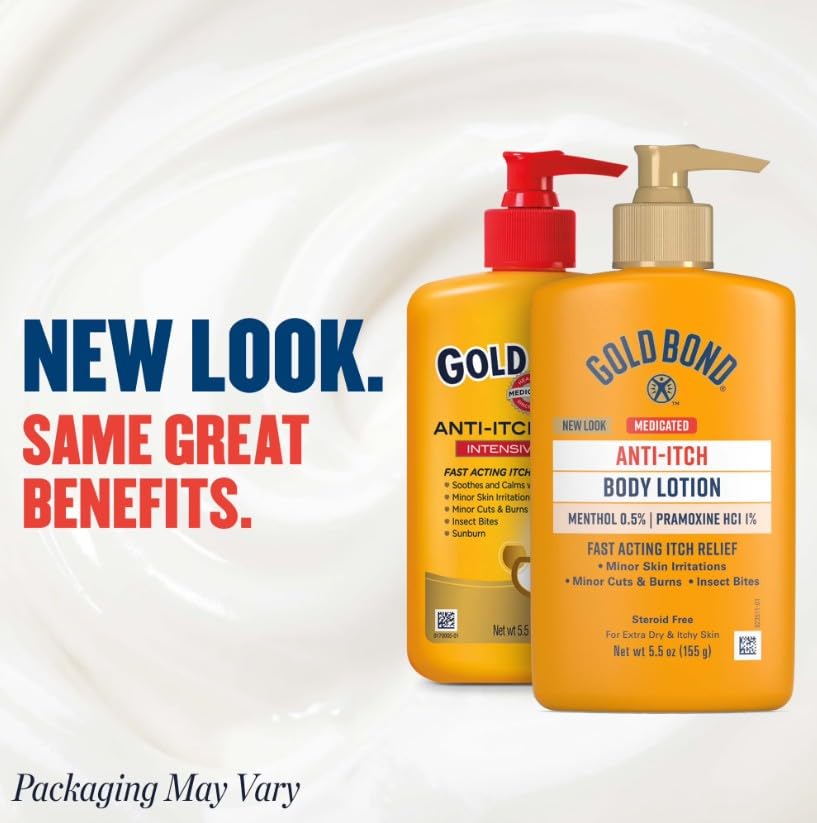 Gold Bond Anti-Itch Lotion 5.50 oz (Pack of 8) - Packaging May Vary