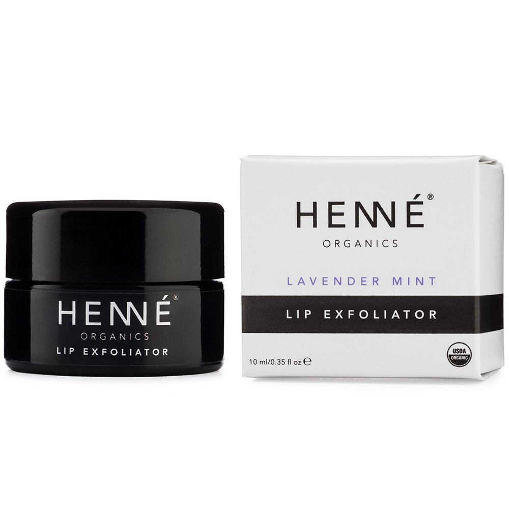 Henné Organics Lip Exfoliator - Natural and Organic Sugar Scrub - Lavender Mint Beauty and Personal Care HennÃ Organics