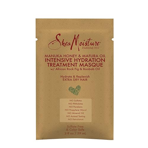 Shea Moisture Manuka Honey & Mafura Oil Intensive Hydration Treatment Masque for Unisex, 2 Ounce