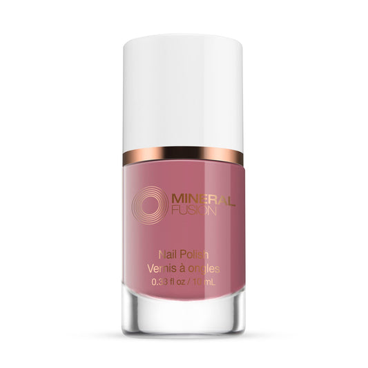 Mineral Fusion Nail Polish, Mauve Rose Pink, Flirtini Flirtini 0.33 Fl Oz (Pack of 1)