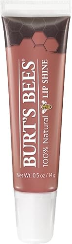 Burt's Bees Lip Shine, Peachy 0.5 oz (Pack of 2)