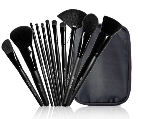 e.l.f. Cosmetics 11-Piece Studio Makeup Brush Collection, Black
