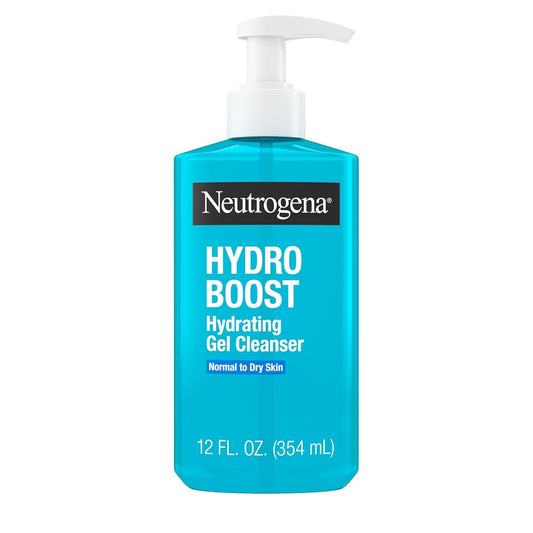 Neutrogena Hydro Boost Gel Cleanser, 12 oz, Pack of 2