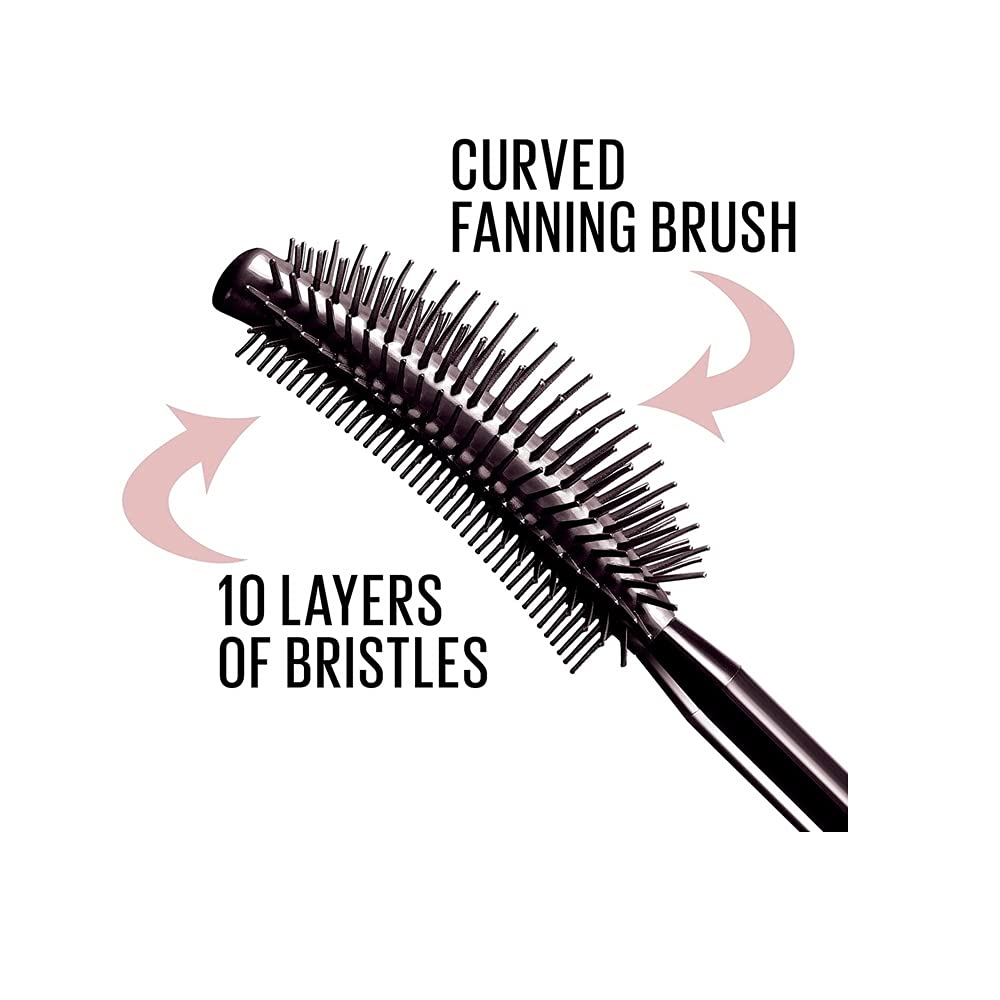 Pack of 2 Maybelline Lash Sensational Full Fan Effect Waterproof Mascara, Very Black 2572