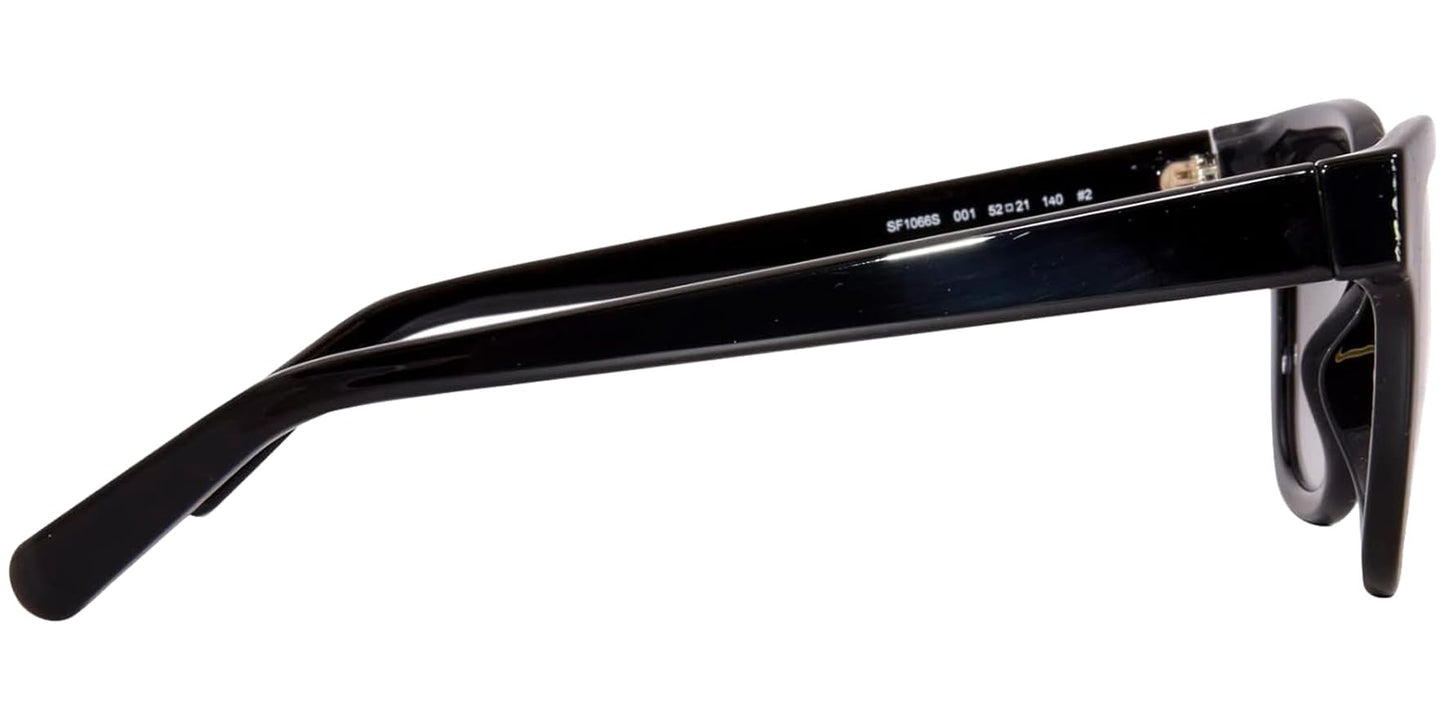 SALVATORE FERRAGAMO Smoke Gradient Square Ladies Sunglasses SF1066S 001 52