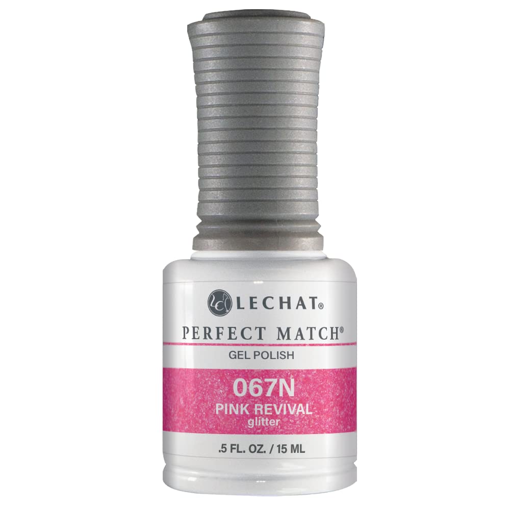 LeChat - Perfect Match - Matching Gel Polish & Nail Lacquer - Holocene Collection (Pink Revival) Beauty & Personal Care LECHAT