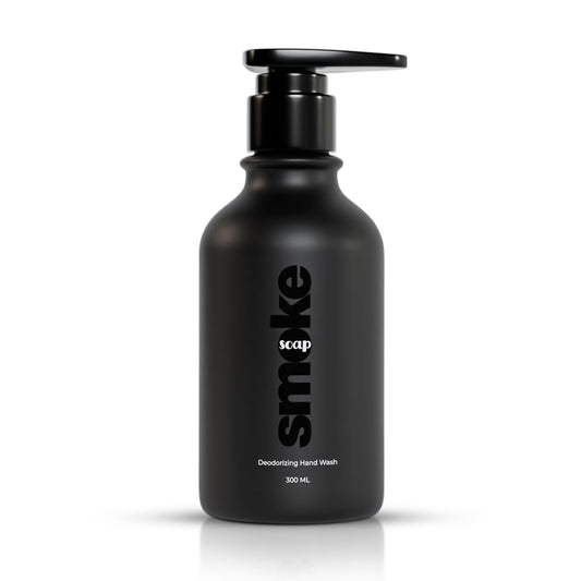 SMOKE SOAP Liquid Hand Soap Odor Neutralizing, Fragrance Free, Natural Soy-based Formula, Free of Sulfates, Parabens Free (300ml)