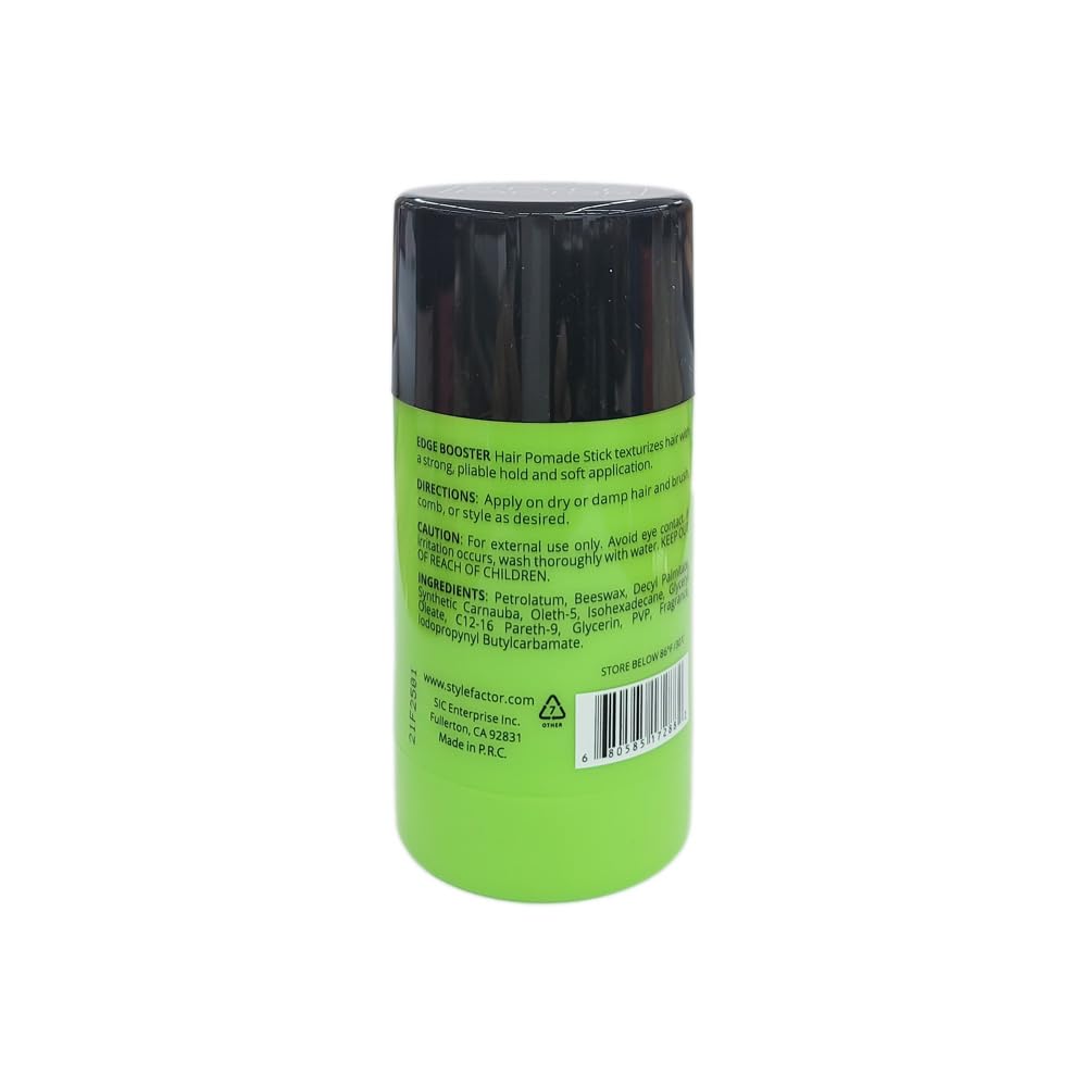 Style Factor Edge Booster Hair Pomade Stick Strong Hold 2.36 oz (SUGAR MELON)