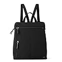 the sak Women's Recycled Esperato Backpack in Nylon, Spacious Bag with Adjustable Back Strap, Black II, One Size,109307