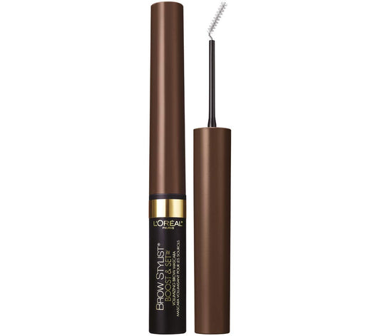 L’Oréal Paris Cosmetics Brow Stylist Boost and Set Brow Mascara, Dark Brunette, 0.1 Fluid Ounce