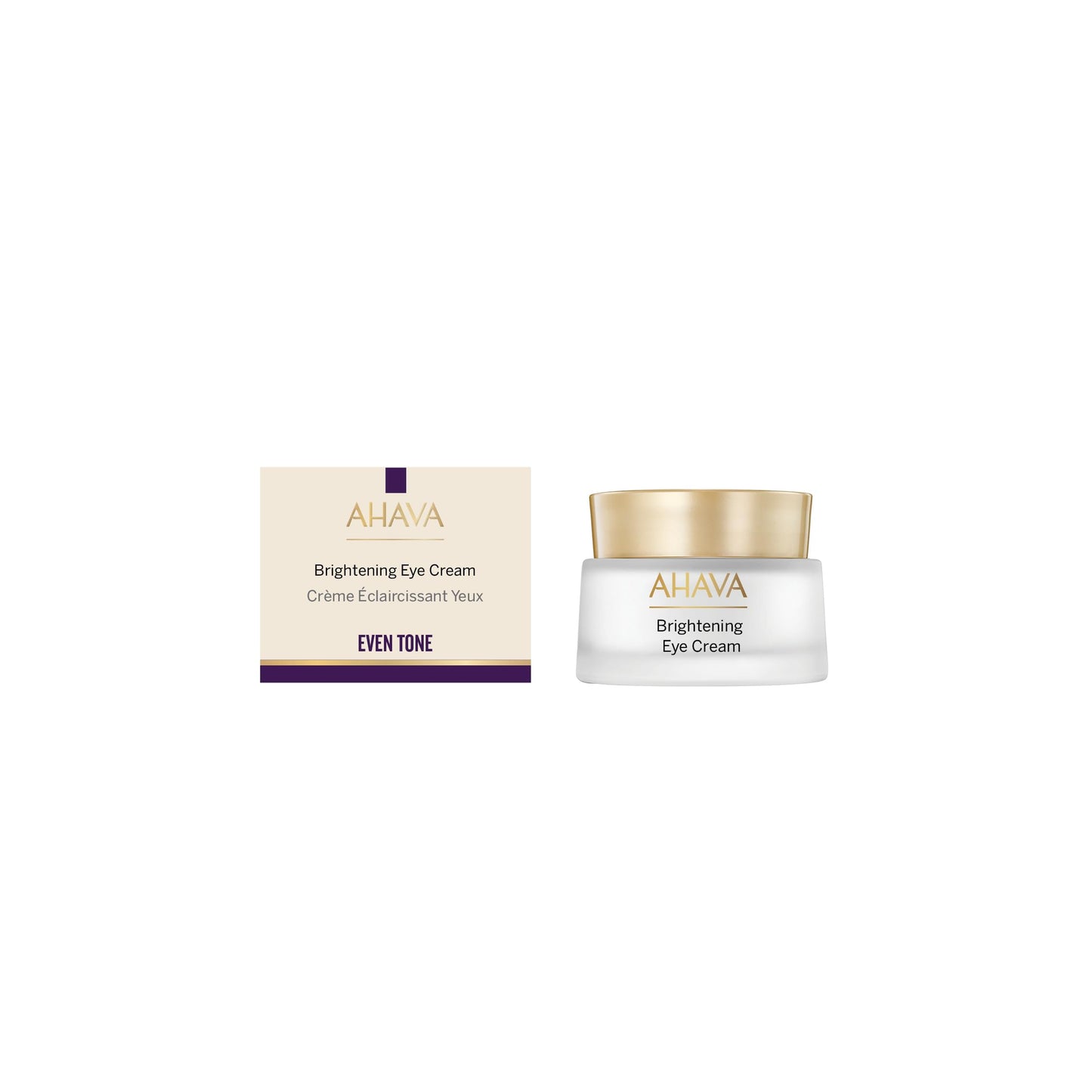 AHAVA Brightening Eye Cream- Brightens Dark Circles, Reduce Wrinkles, enriched with Exclusive Osmoter & 3D Complex of anti-aging Dunaliella Algea, 0.5