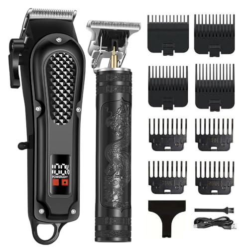 OIYO Cordless Hair Clippers for Men, Self Haircut Kit for Men Electric Clippers and Trimmers, Grooming Rechargeable Beard Trimmer with Adjustable Beauty and Personal Care OIYO Default Title