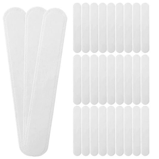 Cyyaog Collar Protectors for Shirts 40pcs Disposable Hat Sweat Pad Adjustable Absorbent Line Beauty and Personal Care Cyyaog