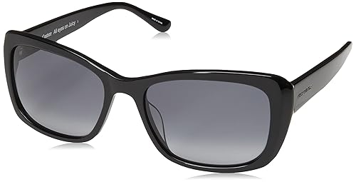 Juicy Couture Women's JU 555/F/S Rectangular Sunglasses, Black Floral/Grey Gradient, 55mm, 16mm