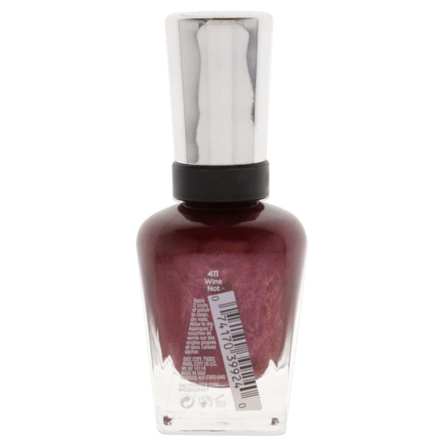Sally Hansen - Complete Salon Manicure Nail Color, Wine Not - 411/480, Pack of 1 Beauty & Personal Care Sally Hansen