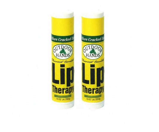Outdoor Hands Lip Therapy, Shea Butter, Coconut Oil & Blackberry Seed Oil - 2pack by Outdoor Hands