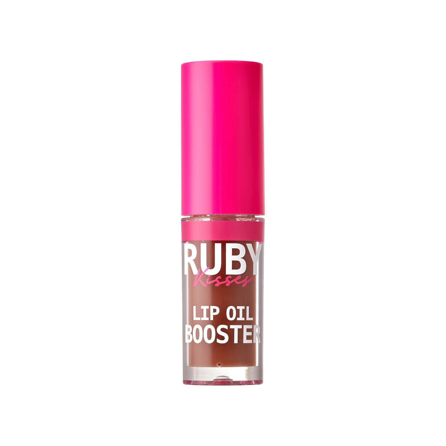 Ruby Kisses Lip Oil Booster, Hydrating Lip Gloss with Nourishing Natural Oil Blend, Jumbo Wand for Easy Application, Non-Sticky Formula (Honey