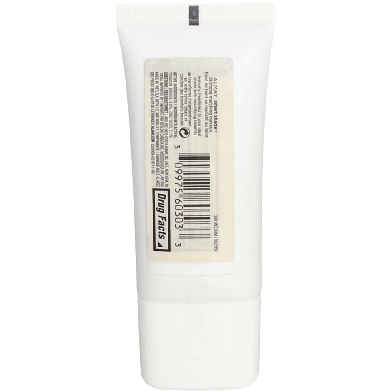 Almay Smart Shade Skin Tone Matching Makeup, Medium [300] 1 oz (Pack of 2)