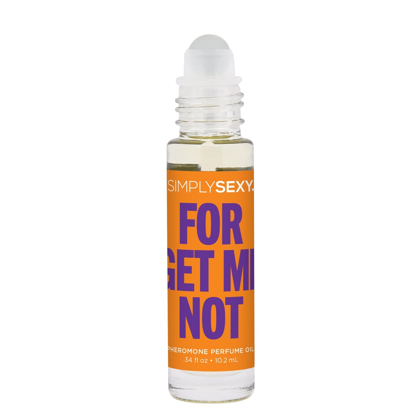 SIMPLY SEXY Affirmations Forget Me Not Pheromone Perfume Oil - Warm Spiced Woody Scent with Notes of Natural Orange, Lemon, Coconut, and Pear