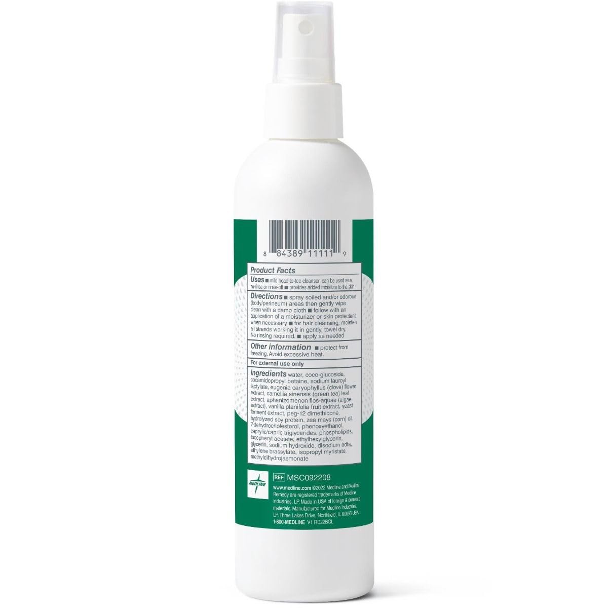 Medline Remedy Phytoplex Hydrating Spray Cleanser, 8 oz