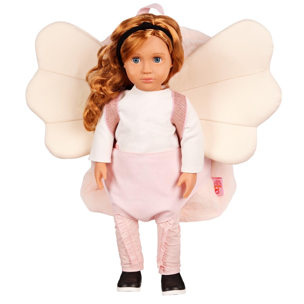 Our Generation - Be Magical Doll Carrier Backpack - 46cm Doll Carrier with Adjustable Straps - Kids Backpack in Pink - Travel Accessories for Kids Over 3 Years Old