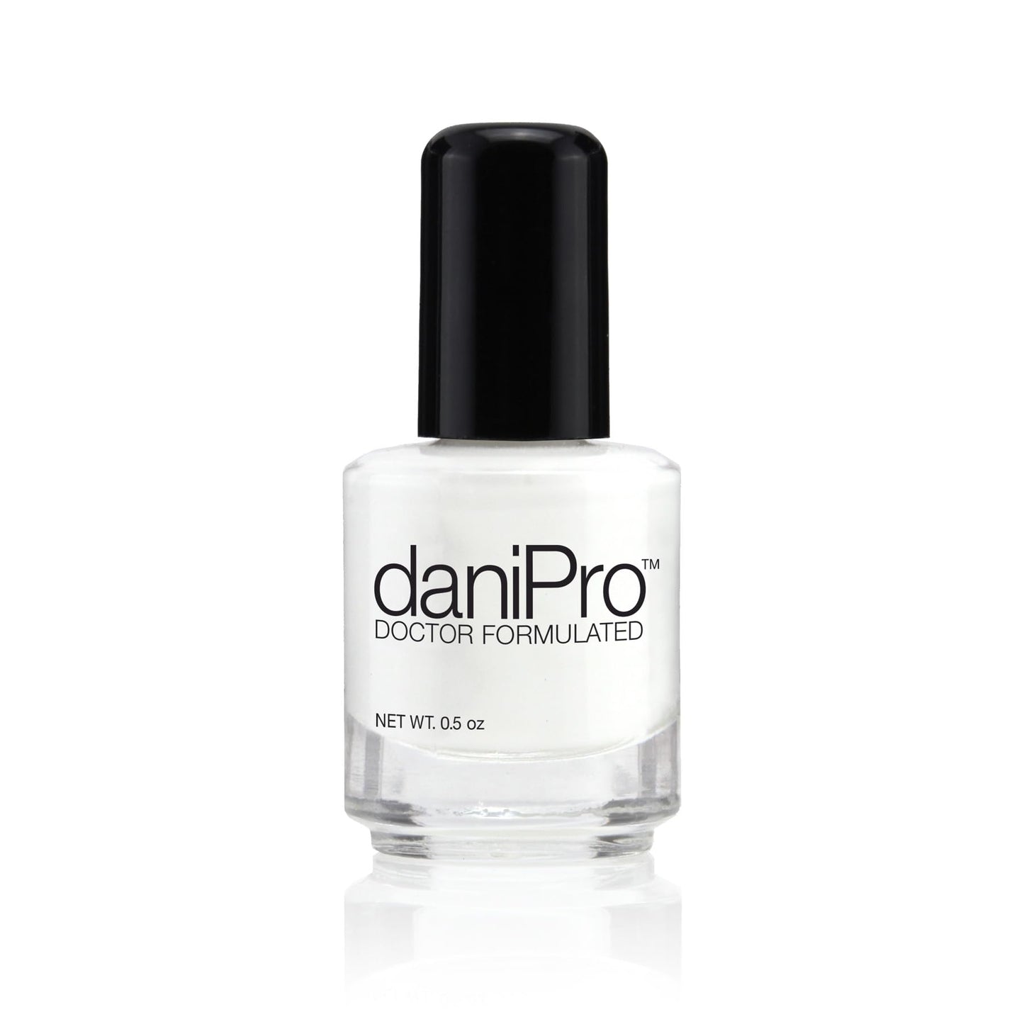 daniPro Doctor Formulated Nail Polish Just Dreamin’ - White Fingernail Polish & Toenail Polish, 0.5 oz with Undecylenic Acid, Biotin & Vitamins
