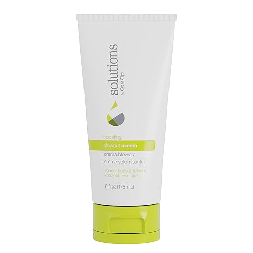 GREAT CLIPS Solutions Boosting Blowout Cream, 6oz | Boosts Body & Fullness |Perfect Blow Dry Prep Hair Product | Extends your Blowout