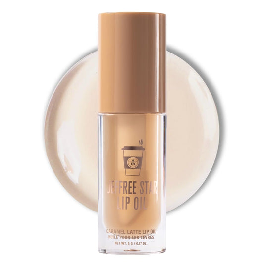 Jeffree Star Cosmetics Lip Oils, 0.17 oz, Moisturizing, Vegan, 5 Colors (Caramel Latte)