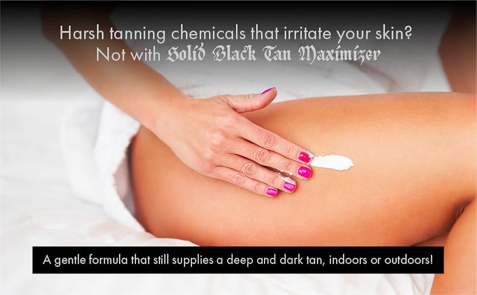 Millennium Tanning Solid Black Hypoallergenic Tan Maximizer With Hemp Indoor/Outdoor Dark Tanning Lotion 13 oz