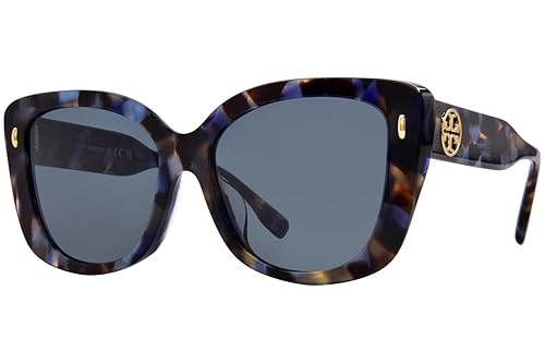 Tory Burch Sunglasses TY 7198 U 195787 Blue Tortoise Dark Grey