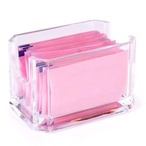 Sugar Packet Holder - Clear Plastic Storage Container for Kitchen - Commercial & Business Organization for Restaurants & Home, Coffee Bars, & Diners…