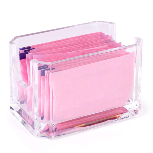 Sugar Packet Holder - Clear Plastic Storage Container for Kitchen - Commercial & Business Organization for Restaurants & Home, Coffee Bars, & Diners…