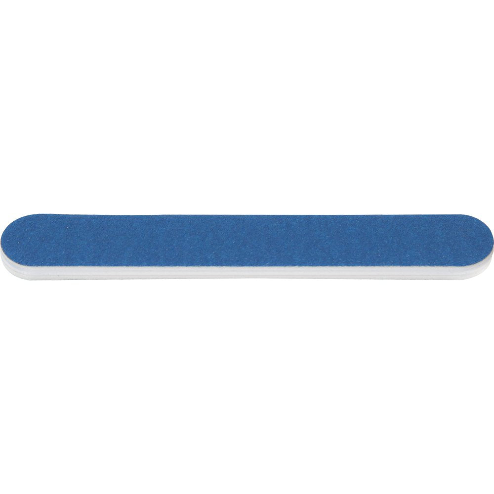 ForPro Professional Collection Mini Foam Board, Double-Sided Nail File, 220/320 Grit, 3.5” L x .5” W, Blue, 50-Count