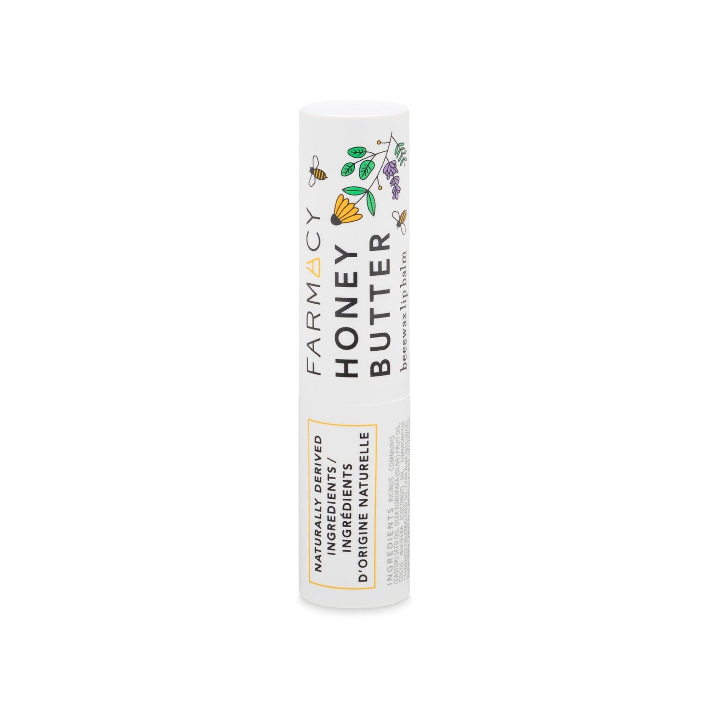 Farmacy Beeswax Lip Balm - Honey Butter Moisturizing Lip Care Enriched with Cupuaçu & Cocoa Butters, Proprietary Honey Blend and Vitamin E to Nourish