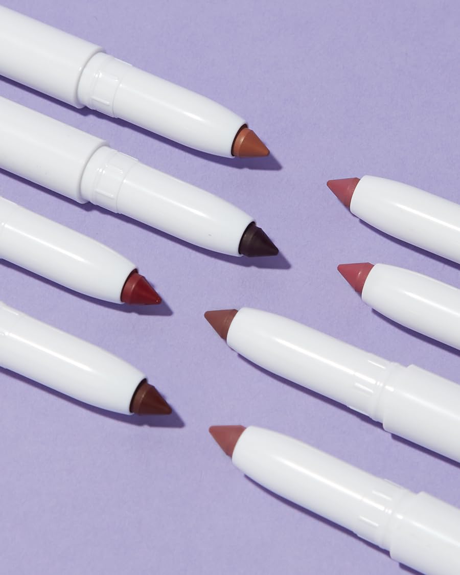 FLOWER BEAUTY By Drew Barrymore Scribble Stick Lip Liner + Eyeliner - Smooth Application + Blendable - 2-in-1 Lip + Eye Liner (Mauvelous) Beauty & Personal Care FLOWER