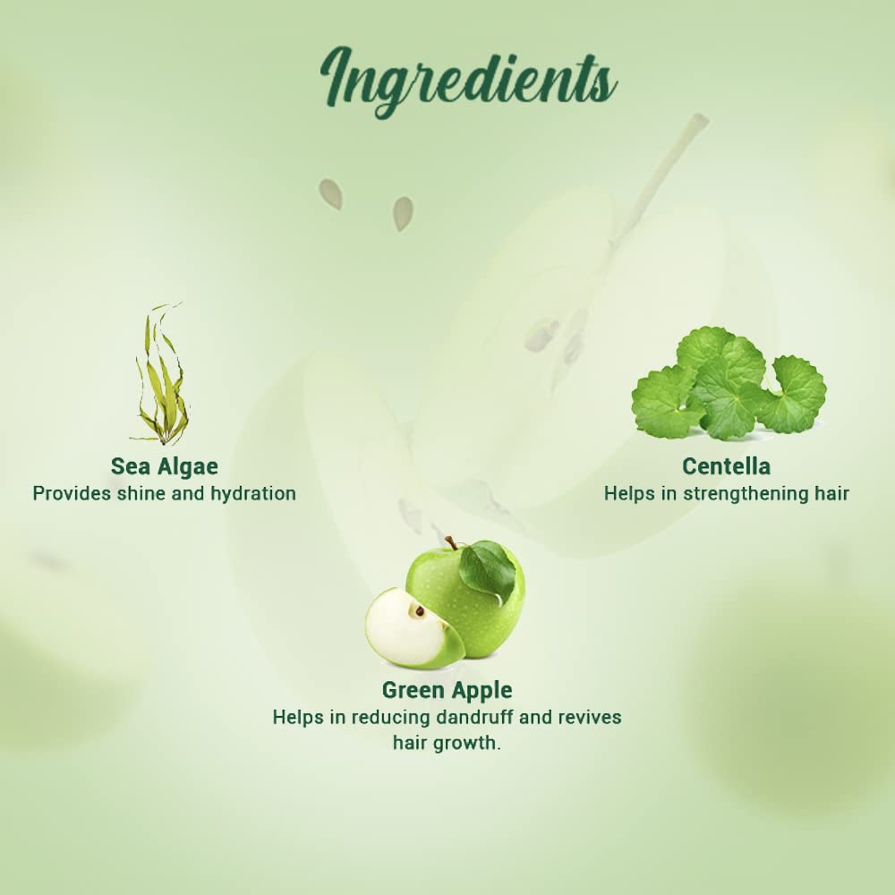Biotique Fresh Daily Purifying Shampoo & Conditioner - Green Apple 190ml