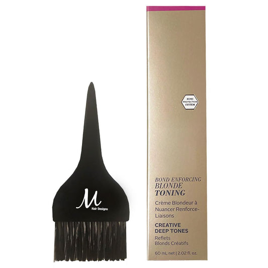Blond Me Blonde Deep Toning DT - Chestnut Permanent Hair Color 2 Ounce and M Hair Designs Tint Brush (Bundle) Beauty & Personal Care M Hair Designs