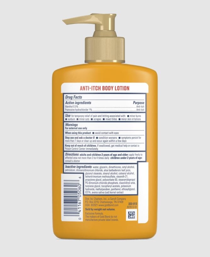 Gold Bond Anti-Itch Lotion 5.50 oz (Pack of 8) - Packaging May Vary