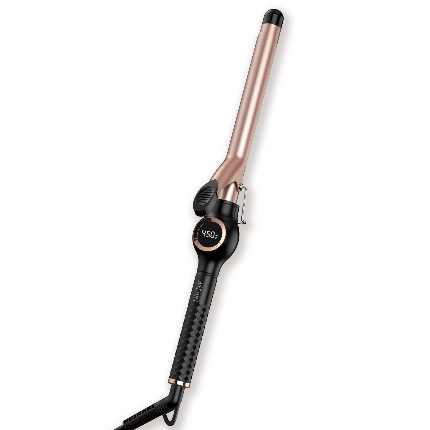 Curling Iron 3/4 Inch, Long Barrel Curling Wand for Long Hair, Ceramic Tourmaline Hair Curling Iron for Small Curls, Double Voltage(100-240V) Beauty and Personal Care WEEYUM Default Title