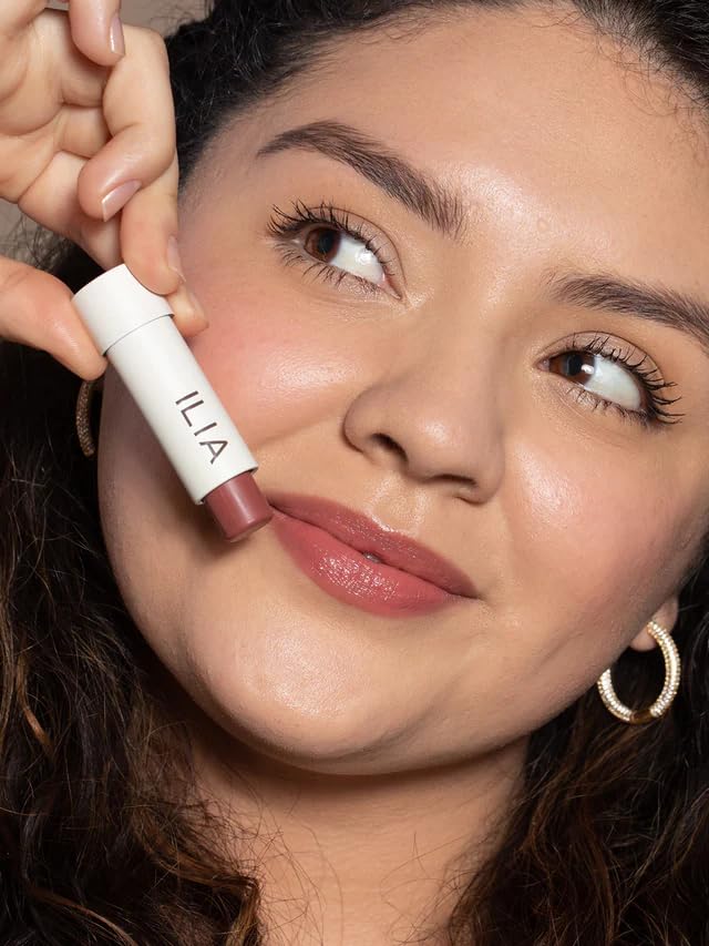 ILIA - Balmy Tint Hydrating Lip Balm | Buildable Lip Color + Soft Shine | Nourish + Moisturize with Shea Butter & Rosehip Seed Oil | Vegan, Clean