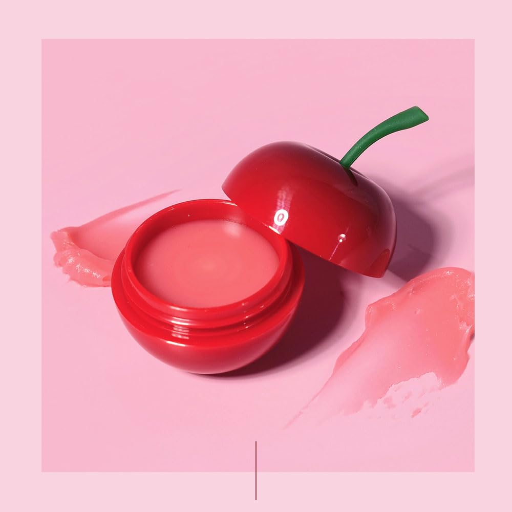 PRETTYSKIN Moisturizing Korean Vegan Lip Balm 0.31oz. (9g) Smooth, Soft Texture, Hydrating, Natural Shine, Glossy (Cherry) Beauty and Personal Care PRETTYSKIN