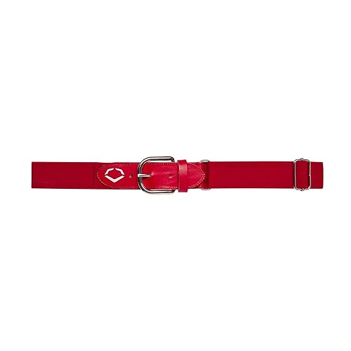 EvoShield Youth Elastic Game Belt - Scarlet, OSFA