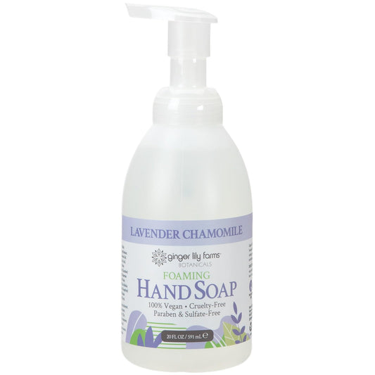 Ginger Lily Farms Botanicals All-Purpose Foaming Hand Soap Refill, 100% Vegan & Cruelty-Free, Lavender Chamomile Scent, 20 Fl Oz (Pack of 1) Beauty & Personal Care Ginger Lily Farms