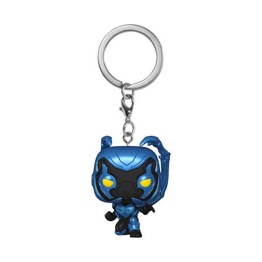Funko POP! Keychain: DC - Blue Beetle - Blue Beetle Novelty Keyring - Collectable Mini Figure - Stocking Filler - Gift Idea - Official Merchandise…