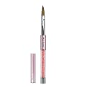 Mia Secret PREMIER NAIL BRUSHES 100% Kolinsky Hair MADE IN USA Prenium Nail Art Brushes (Pink, 8 OR) Beauty & Personal Care Mia Secret
