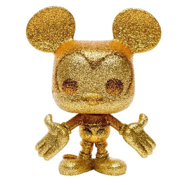 Funko Pop Disney: Gold Diamond Glitter Mickey Mouse Collectible Figure, Multicolor