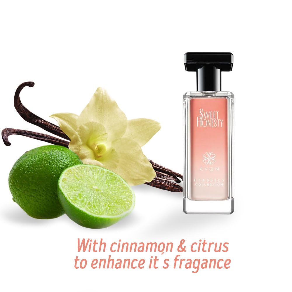 Avon Sweet Honesty Cologne 1.7 fl oz – Women’s Perfume with Lily of the Valley, Soft Rose & Cedarwood, Classic Floral Fragrance Gift