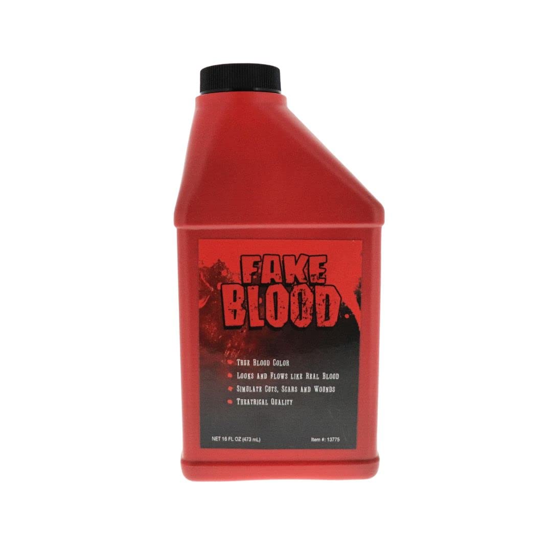 FX Zombie Ammonia Free Liquid Latex 2 Pack + Fake Blood for Halloween Vampire, Monster, Zombie Makeup and Dress up, Ideal for Art, Theater, Stage