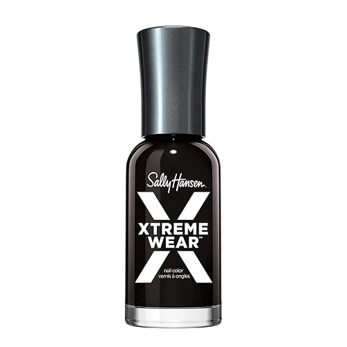 Sally Hansen Hard as Nails Xtreme Wear, Black Out [28], 0.4 oz (Pack of 2) Beauty & Personal Care Sally Hansen